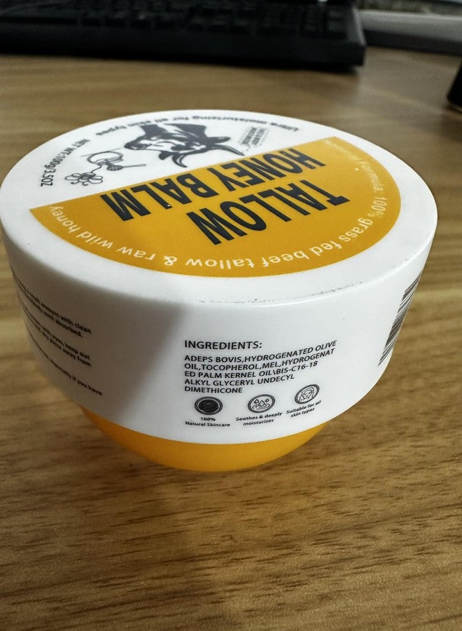 LADDYFOX Beef Tallow Honey Balm for Skin, Tallow Honey Balm for Face and Body, Natural Formula-100% Grass Fed Beef tallow & Raw Wild honey, Ultra Moisturize for Dry & Sensitive Skin-3.53Oz - Image 3